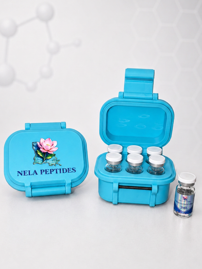 NELA Peptides 6-Vial Storage Case